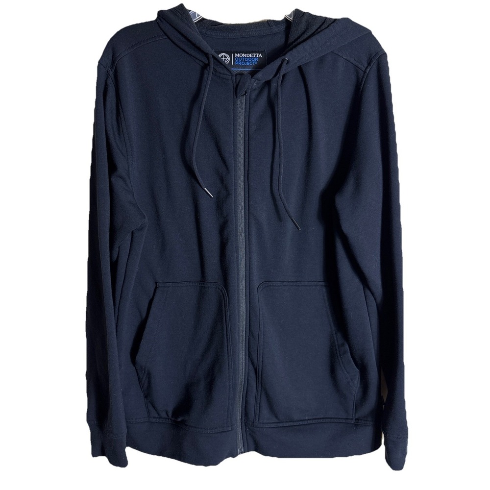 Mondetta Outdoor‎ Project Sweatshirt Sweater Womens Medium Black Stretch Hoodie